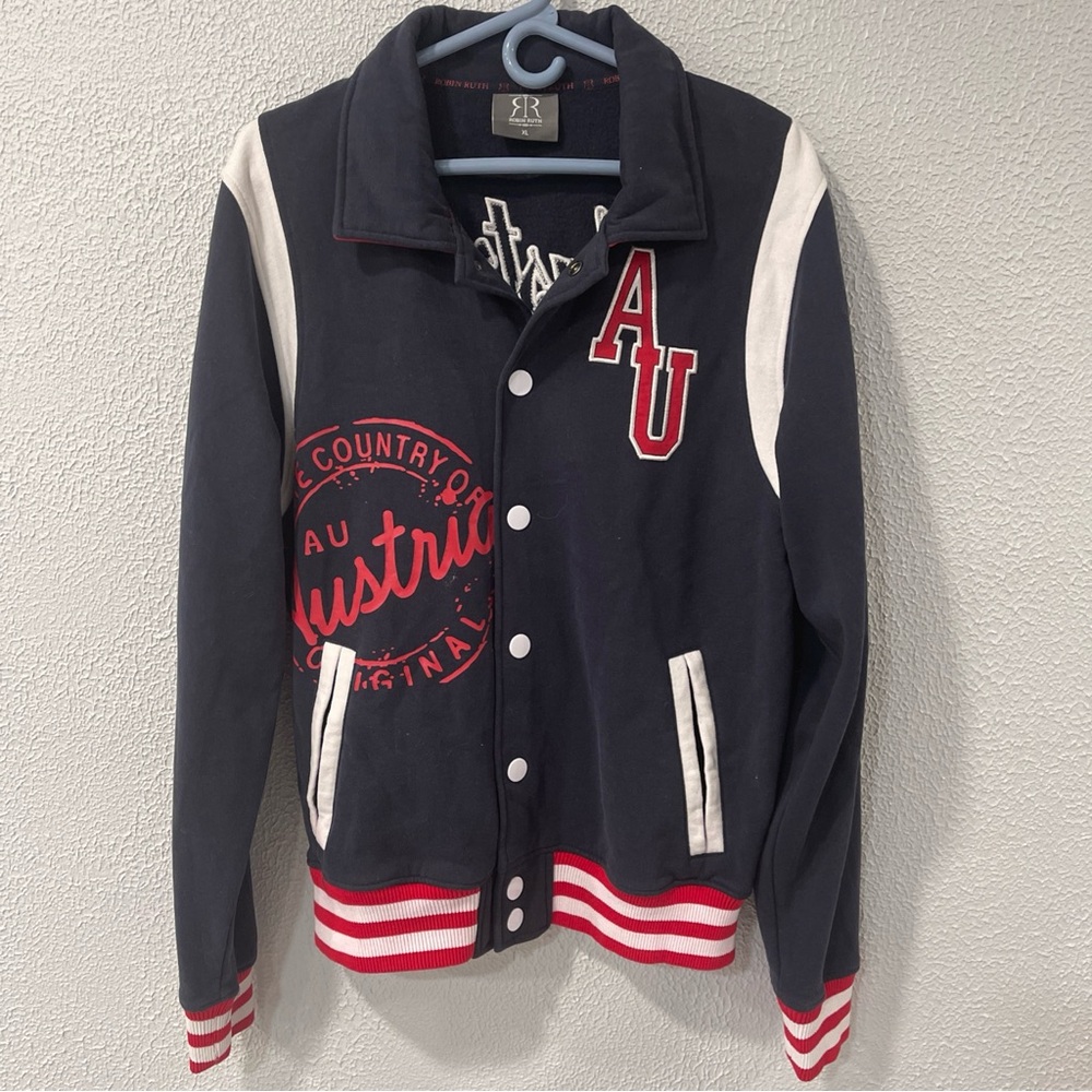 Robin Ruth Red and Navy Jacket